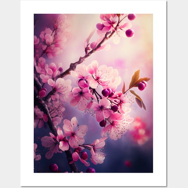 Blossom Bliss Wall Art by Legendary T-Shirts